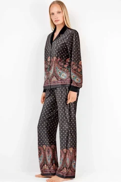 Calça de pijama de veludo