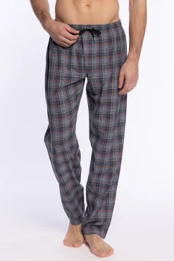 Calça de pijama longa de tecido Basix