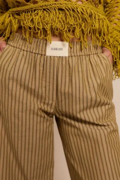 Calça de pijama riscas