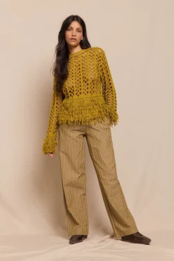 Calça de pijama riscas