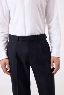 Calça de pregas para sair
