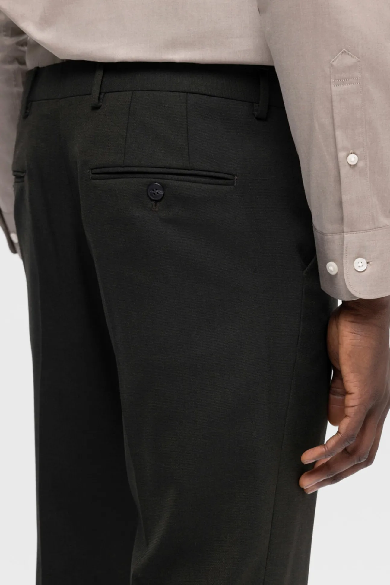 Calça de terno slim fit