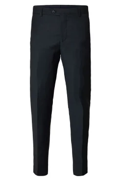 Calça de terno xadrez slim fit