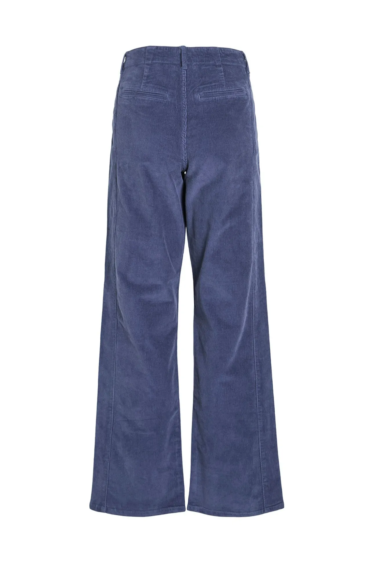 Calça de veludo cotelê de perna larga