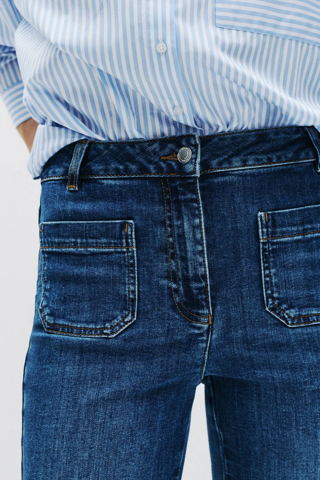 Calça denim clássica