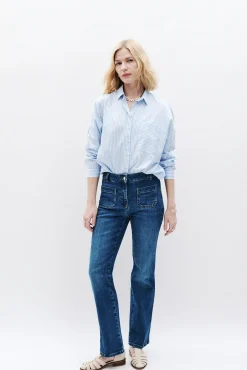 Calça denim clássica