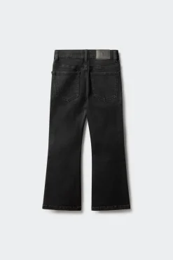 Calça flare com tachas para meninas