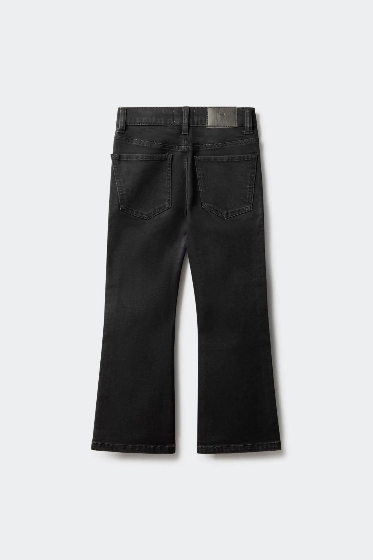 Calça flare com tachas para meninas