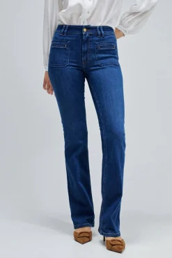 Calça jeans bootcut push up Destiny