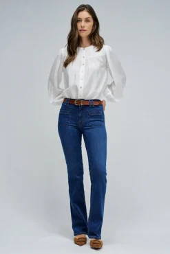 Calça jeans bootcut push up Destiny