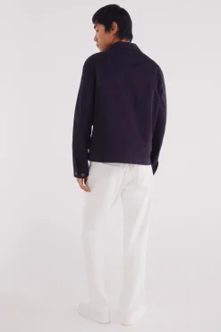 Calça jeans branca reta