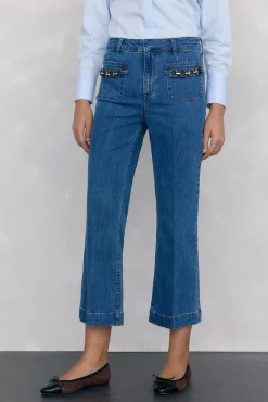 Calça jeans cropped