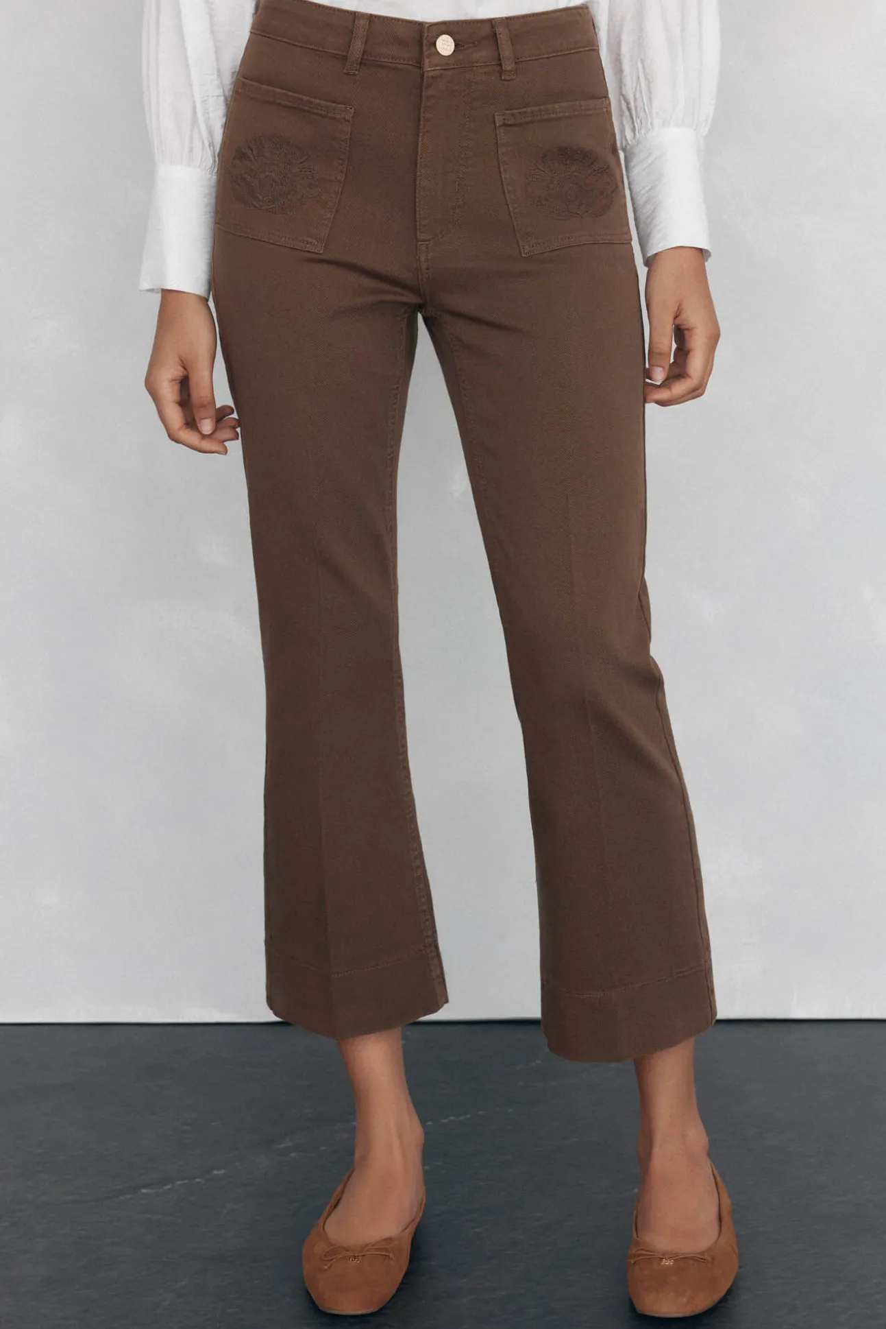 Calça jeans cropped