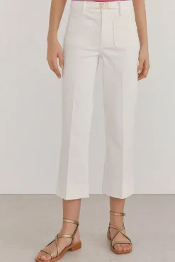 Calça jeans cropped Stovepipe