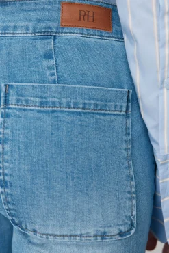 Calça jeans cropped Stovepipe