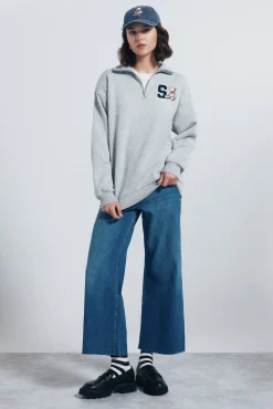 Calça jeans de marinheiro