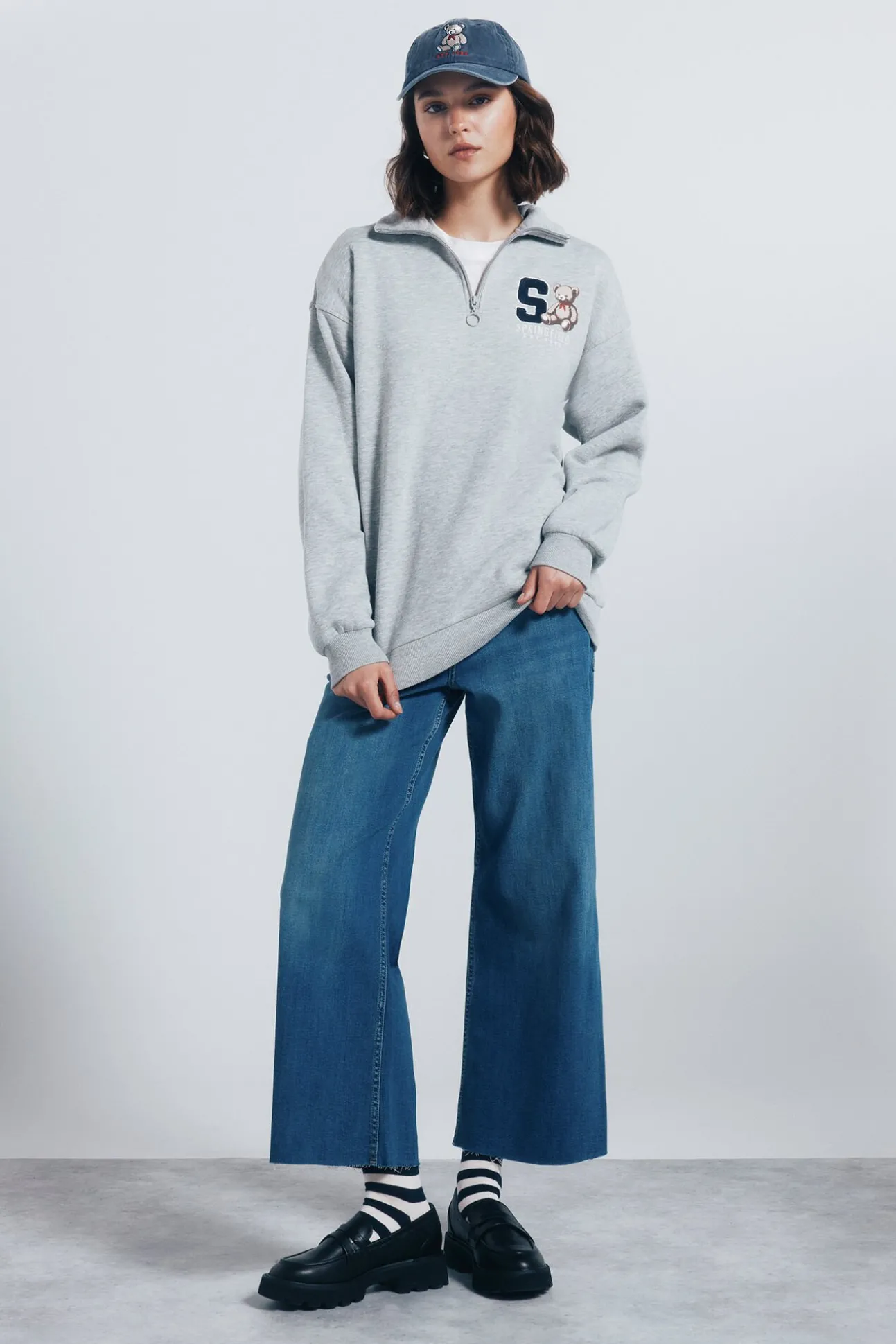 Calça jeans de marinheiro