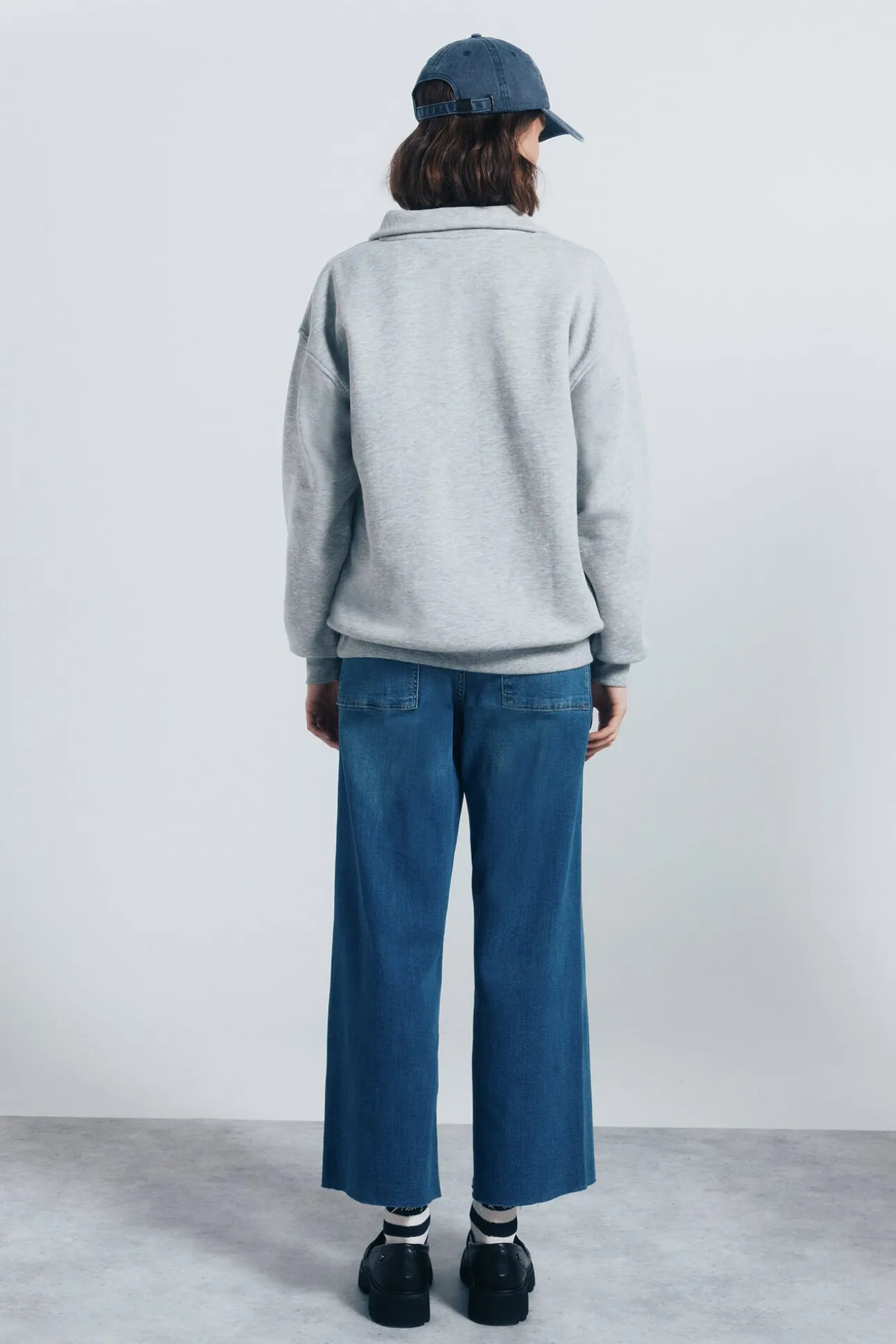 Calça jeans de marinheiro
