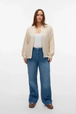 Calça jeans larga tamanho grande