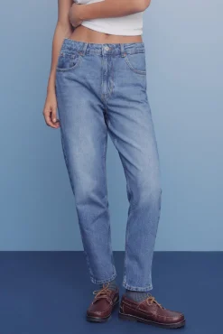 calça jeans mamãe