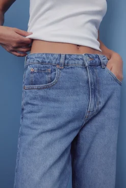 calça jeans mamãe