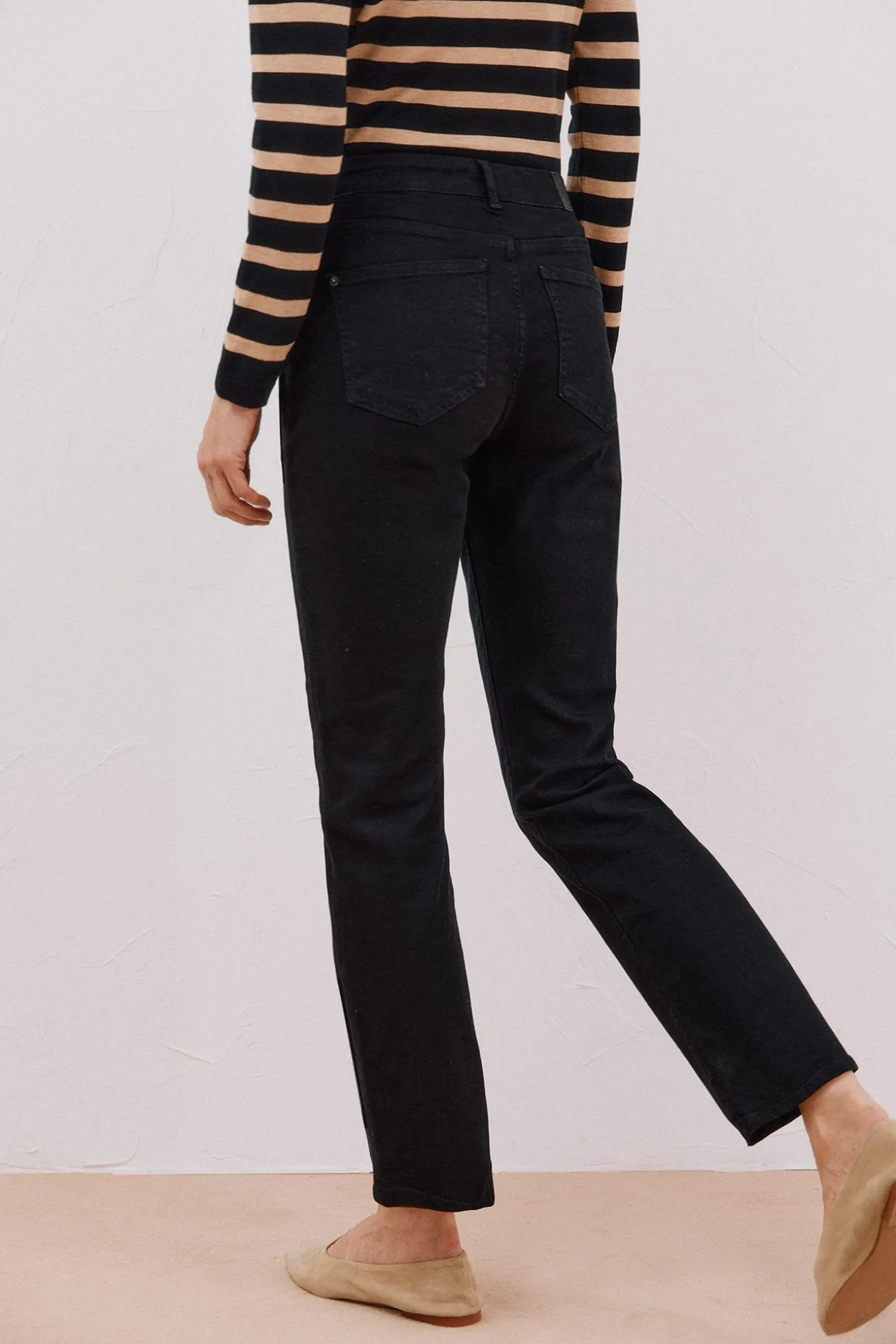 Calça jeans reta