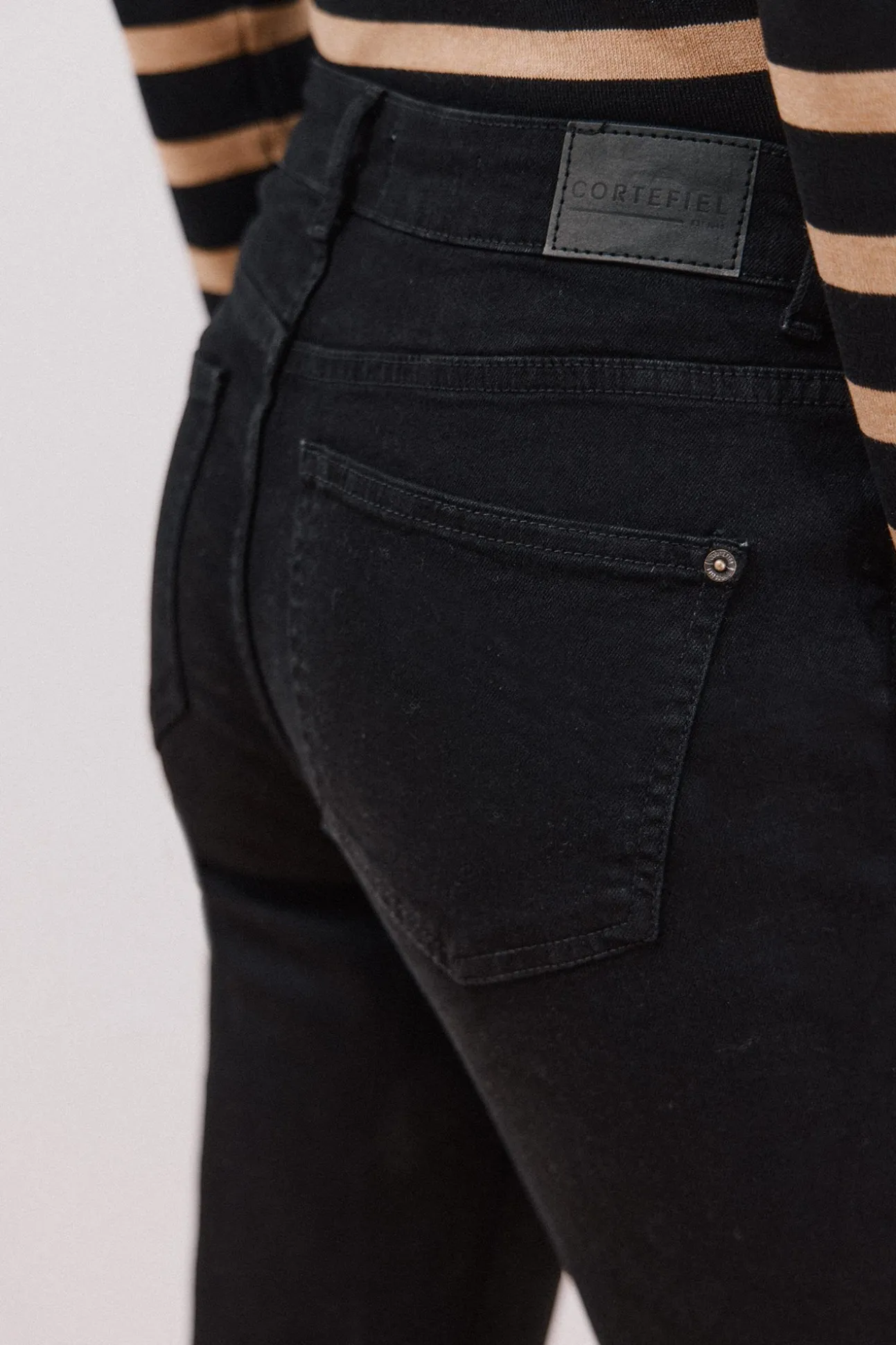 Calça jeans reta