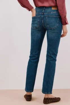 Calça jeans reta