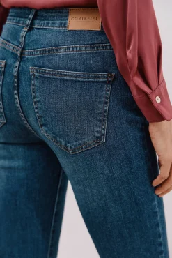 Calça jeans reta