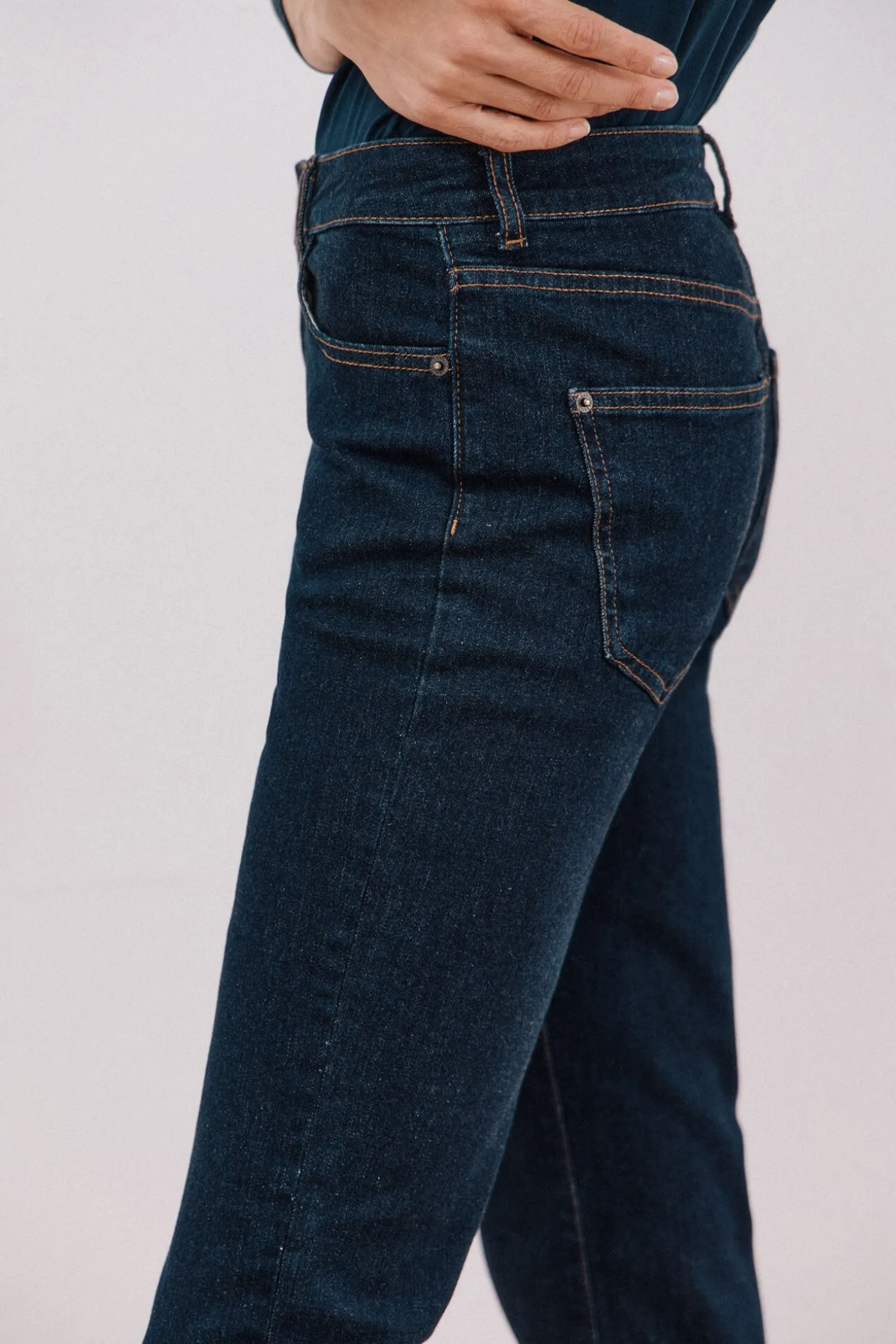 Calça jeans reta