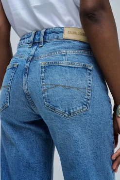 Calça jeans reta