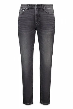 Calça jeans skinny cinza escuro
