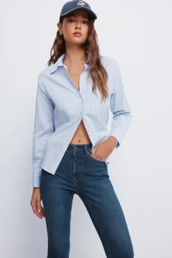 Calça jeans slim cropped
