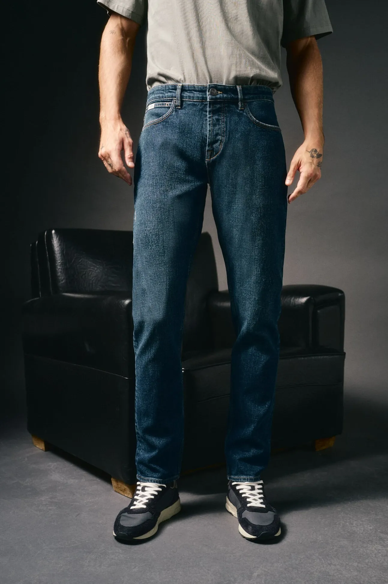Calça jeans slim fit