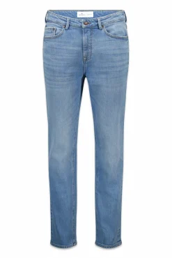 Calça jeans slim fit com lavagem média