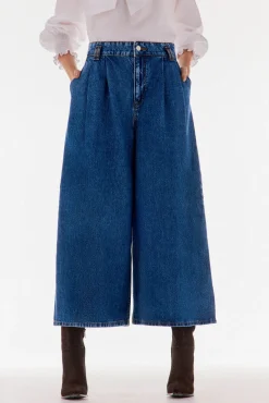 Calça jeans super larga