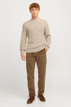 Calça jogger de veludo cotelê