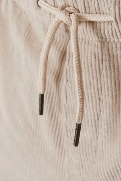 Calça jogger de veludo cotelê