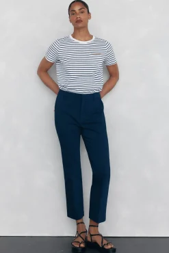 Calça reta clássica