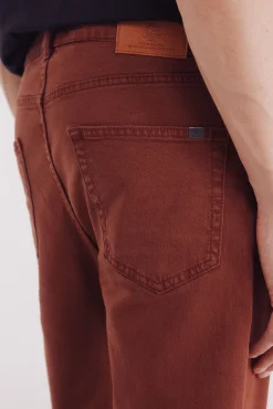Calça slim fit com 5 calça