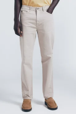 Calça slim fit com 5 calça