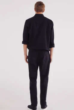 Calça slim fit com 5 calça