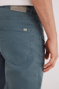 Calça slim fit com 5 calça