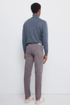 Calça slim fit com 5 calça