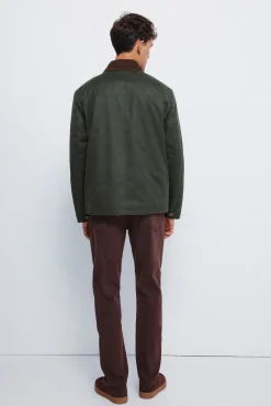 Calça slim fit com 5 calça