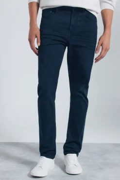 Calça slim fit com 5 calça
