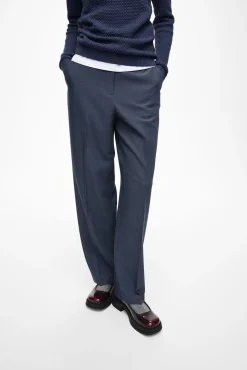 Calça social reta com viscose