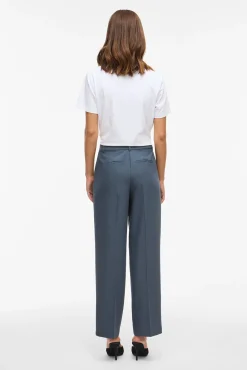 Calça social reta com viscose