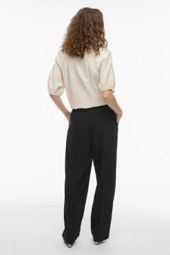 Calça social reta com viscose