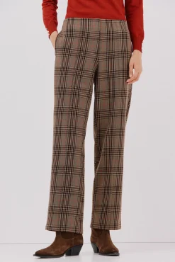 Calça xadrez feminina